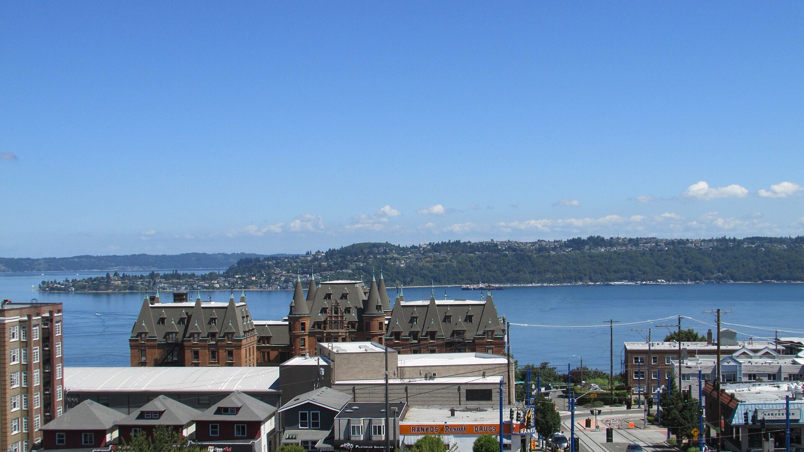 Stadium High School and Commencement Bay in Tacoma